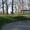 A view of the 6th green protected by bunker at Clearview Park Golf Course