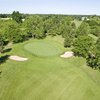 Aerial view of hole #13 at Brockport Country Club