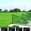 A view of the driving range tees at Marine Park Golf Course