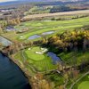 Aerial view of hole #16 at Timber Banks Golf Club & Marina