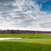 A view of hole #9 with water coming into play at Canajoharie Country Club
