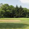 A view of green with sand trap on the left side at Salmon Creek Country Club