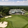 Hampton Hills: Aerial view of the clubhouse and 18th green