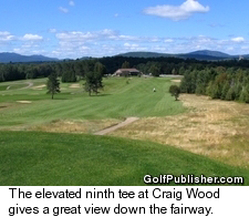 Craig Wood Ninth tee